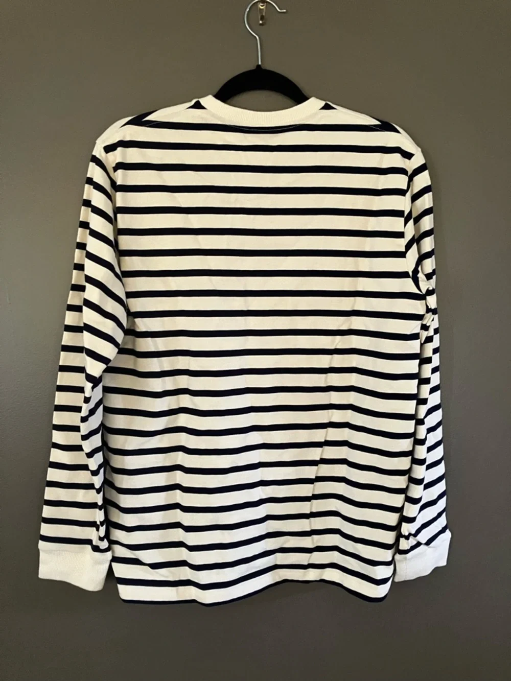 Tibi Tibi Striped Perfect Unisex Long Sleeve T-Shirt - Picture 8 of 11